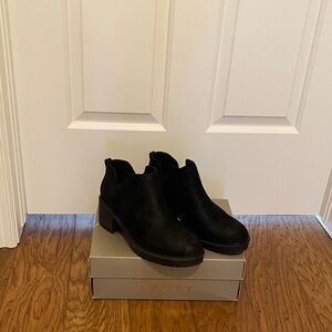 Crown Vintage Black Ankle Booties